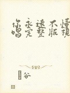 你永远不懂我原唱完整版视频