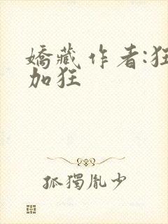 娇藏作者:狂上加狂