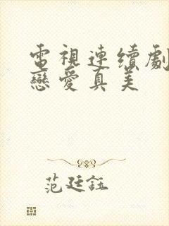 电视连续剧永远恋爱真美