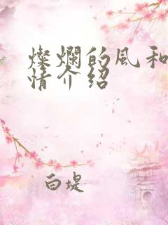 灿烂的风和海剧情介绍