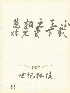 万相之王小说txt免费下载