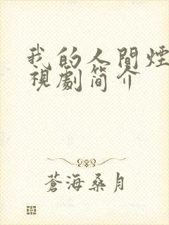 我的人间烟火电视剧简介