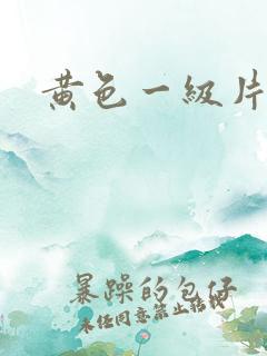 黄色一级片儿