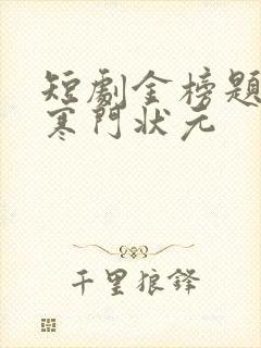 短剧金榜题名之寒门状元