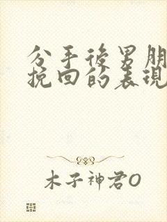 分手后男朋友想挽回的表现