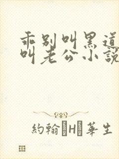 乖别叫黑道大佬叫老公小说免费阅读