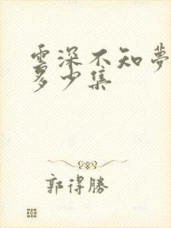 云深不知梦总共多少集