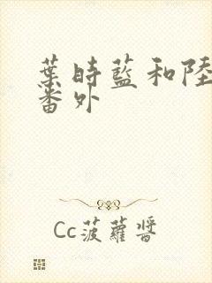 叶时蓝和陆昭西番外