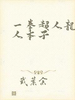 一拳超人龙卷同人本子