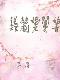 从结婚开始恋爱短剧免费看软件