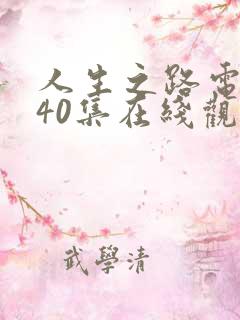 人生之路电视剧40集在线观看免费