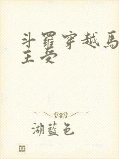 斗罗穿越马红俊主受