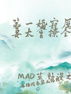 第一婚宠厉爷娇妻太会撩全文