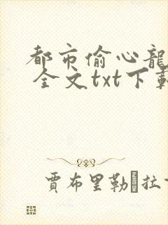 都市偷心龙爪手 全文txt下载
