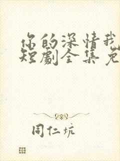 你的深情我不配短剧全集免费观看