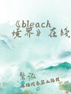 《bleach境界》在线免费观看