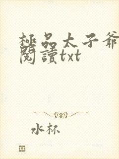 极品太子爷免费阅读txt