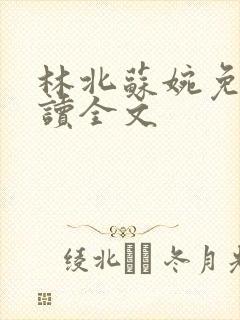 林北苏婉免费阅读全文