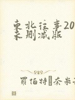 东北往事20年未删减版