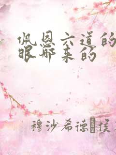 佩恩六道的轮回眼哪来的