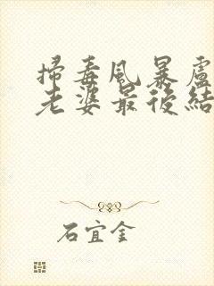 扫毒风暴卢少华老婆最后结局是什么