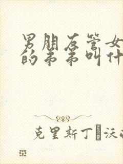 男朋友管女朋友的弟弟叫什么