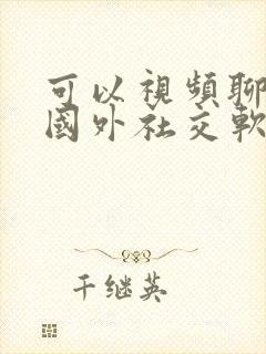 可以视频聊天的国外社交软件