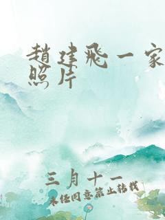 赵建飞一家三口照片