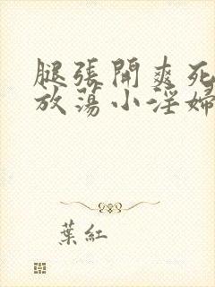 腿张开爽死你个放荡小淫妇在线观看