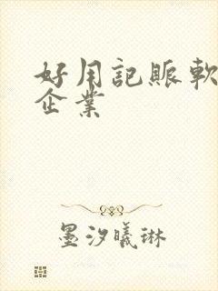 好用记账软件小企业