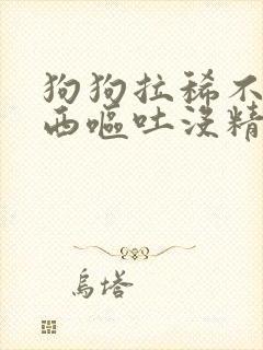 狗狗拉稀不吃东西呕吐没精神怎么办