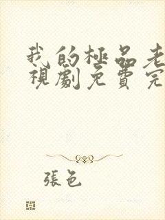 我的极品老婆电视剧免费完整版