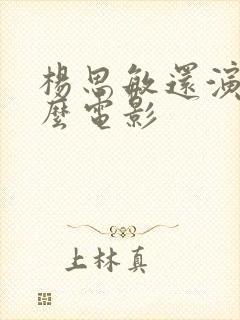 杨思敏还演过什么电影