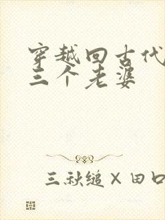 穿越回古代娶了三个老婆