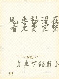 风车动漫在线观看免费完整观看