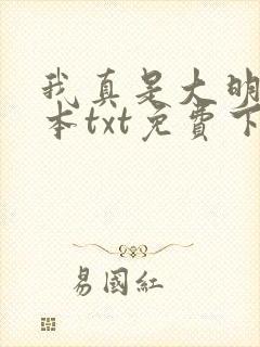 我真是大明星全本txt免费下载