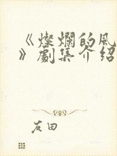 《灿烂的风和海》剧集介绍