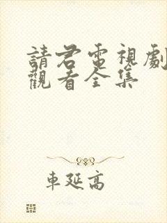 请君电视剧免费观看全集