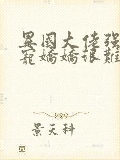 异国大佬强制霸宠娇娇很难逃全本阅读