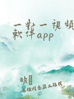 一对一视频聊天软件app