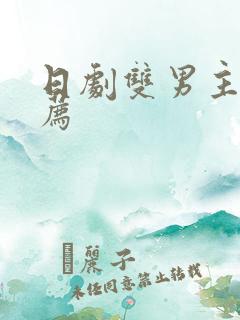 日剧双男主剧推荐