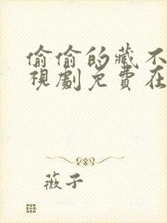 偷偷的藏不住电视剧免费在线