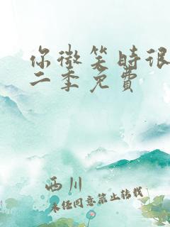 你微笑时很美第二季免费