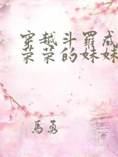 穿越斗罗成为宁荣荣的妹妹的小说