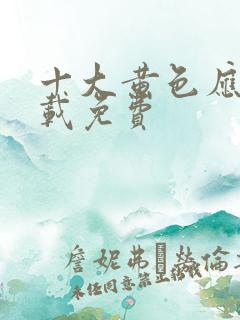 十大黄色应用下载免费