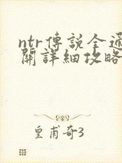 ntr传说全通关详细攻略