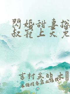 闪婚甜妻总裁大叔宠上天免费