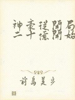 神豪从开局签到二十亿开始