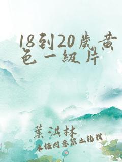 18到20岁黄色一级片