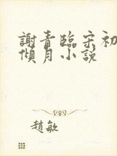 谢青临宋初吟苏倾月小说